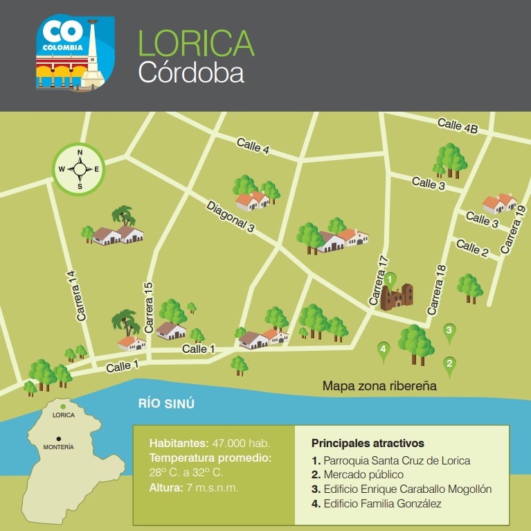 Guía Turística de Santa Cruz de Lorica Caldas - Colombia Travel