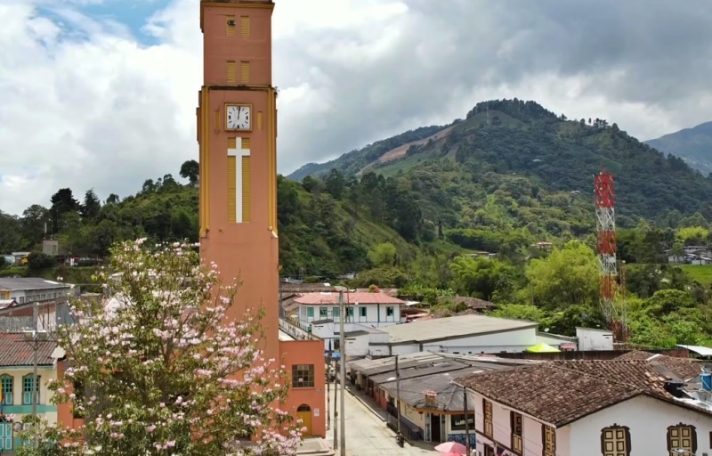 La iglesia San José de Pijao - Quindío Colombia