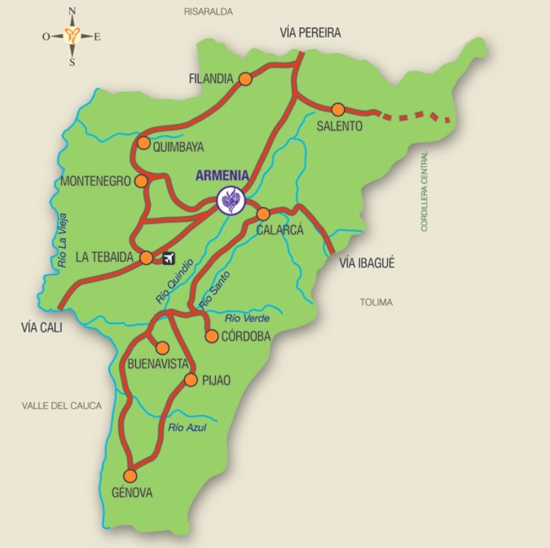 Ruta Arquitectónica de Salento, Filandia, Calarcá y Pijao - Quindío Colombia