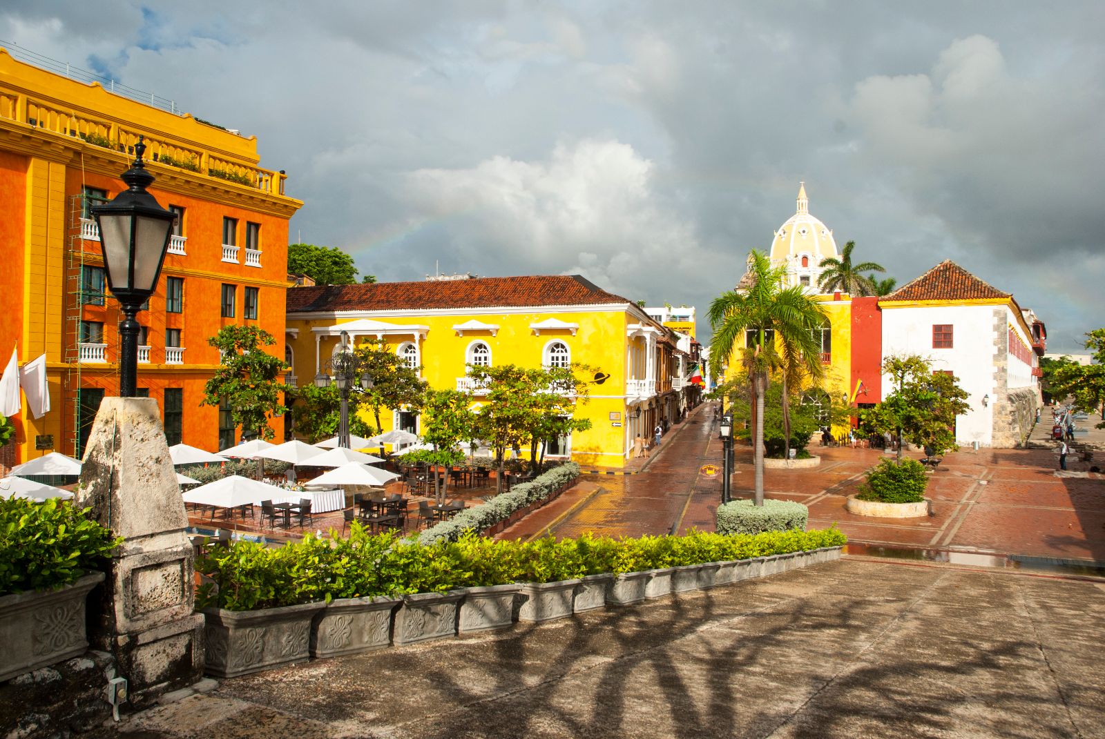 La plaza de Santa Teresa en Cartagena