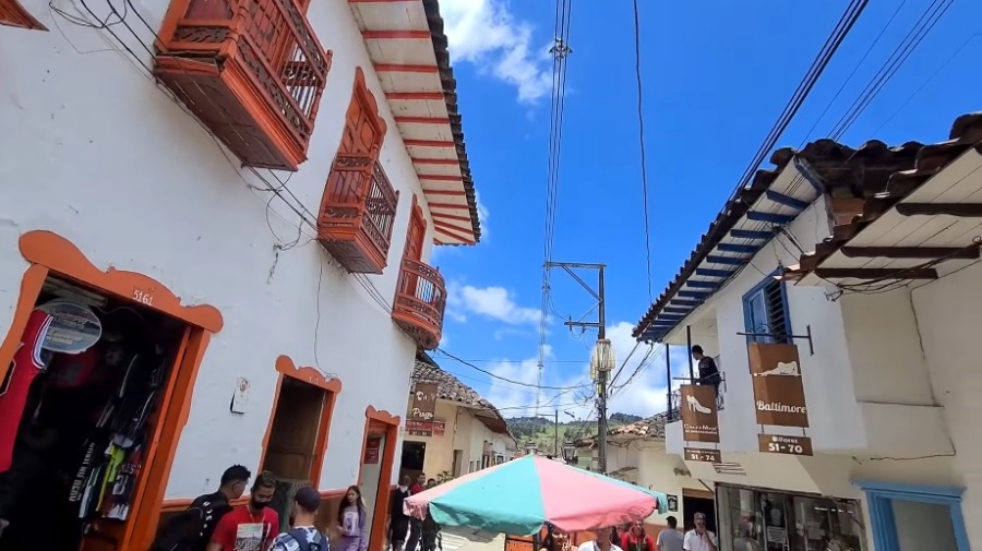 Centro historico de Abejorral Antioquia