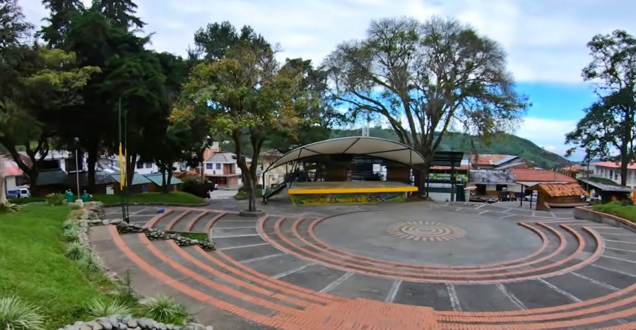 Parque principal de Córdoba - Quindío Colombia