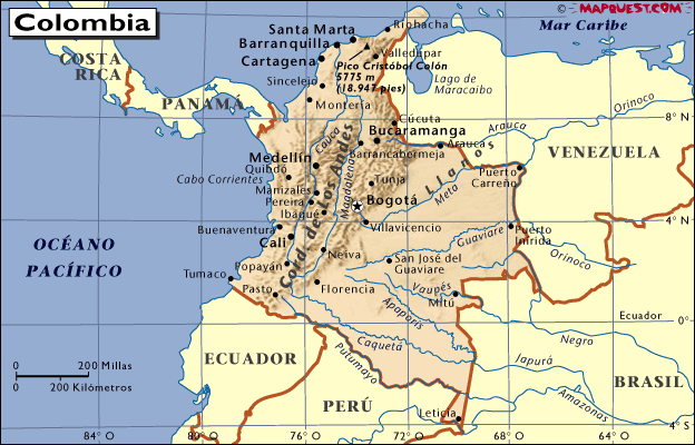 Hidrografía de Colombia - Turismo en Colombia