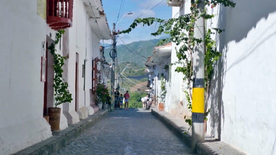 Calles de Santa fe de Antioquia . Ciudades Coloniales - Colombia