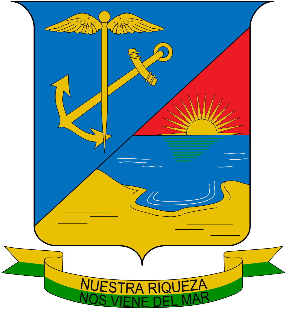 Escudo de Buenaventura - Turismo en Colombia