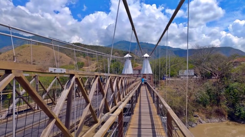 Puente Colgante - Puente de Occidente de Santa Fe de Antioquia - Colombia