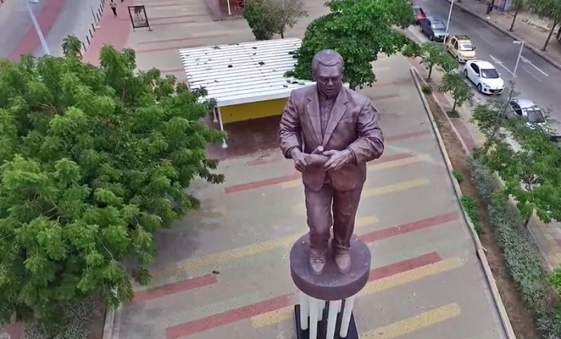 Estatua del Joe Arroyo - Barranquilla