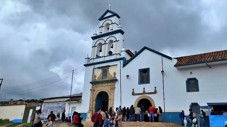 La Iglesia de Nuestra Señora del Milagro del Topo es una de las 14 grandes iglesias hispánicas de Tunja