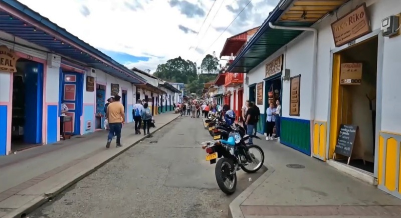 Calle Real en Salento, Quindío