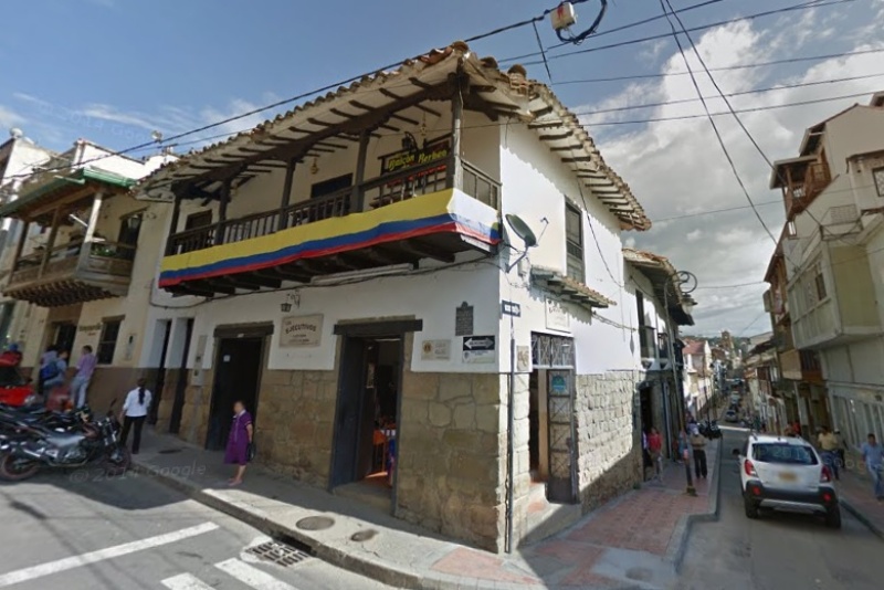 la casa donde el capitán Juan Francisco Berbeo vivió durante la revolución de los Comuneros