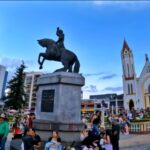 Parque Principal del municipio de Santa Rosa de Cabal - Risaralda Colombia