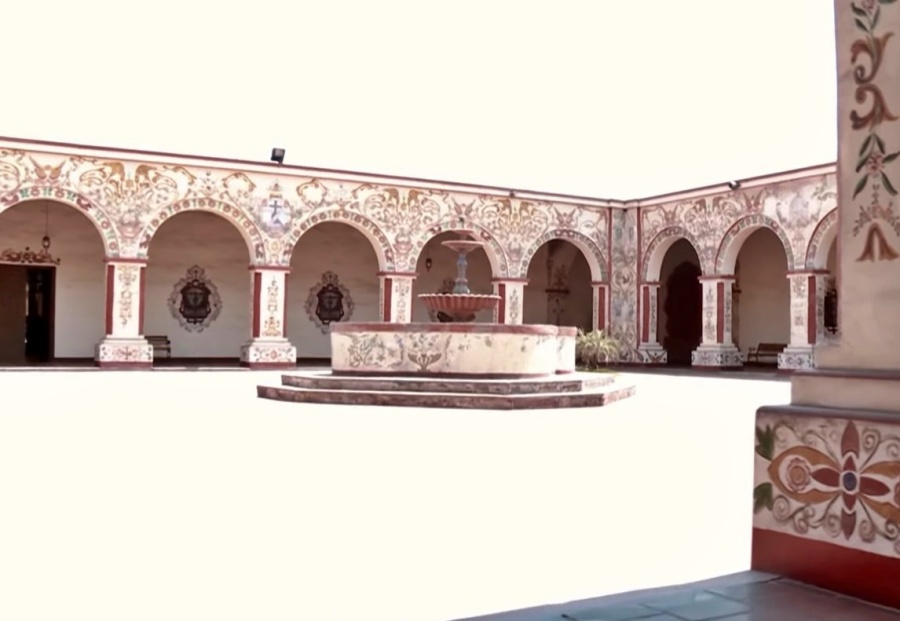 La iglesia y convento de los Descalzos en Lima, Perú