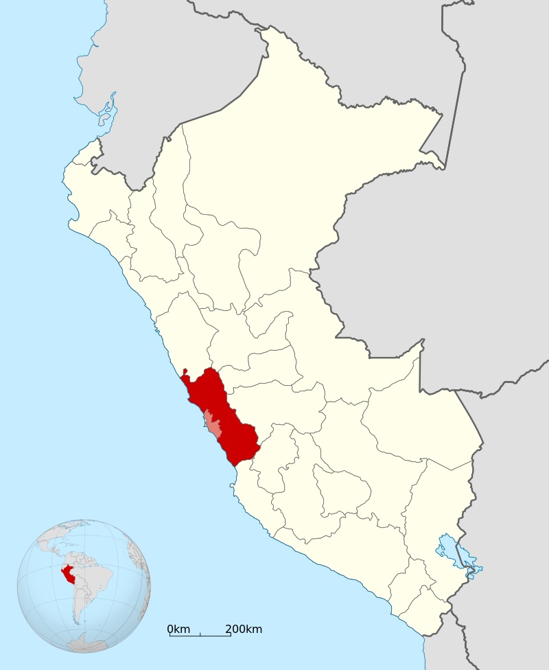 Ubicación Geográfica de Lima, Perú